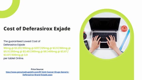 Deferasirox Exjade 500mg Tablet Price