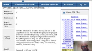 Summary of NAVEDTRA 14167F - Naval Safety Supervisor