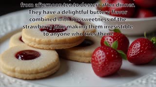 Strawberry Jam Shortbread Cookies