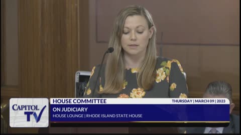 Testimony of Brittany Diorio, 3/9/23, Rhode Island House Committee on the Judiciary