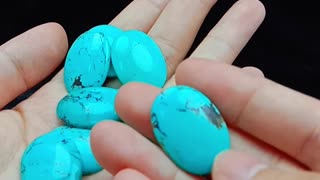 Natural turquoise oval-shape cabochon size 18*25mm for Jewelry Making Fashion Design