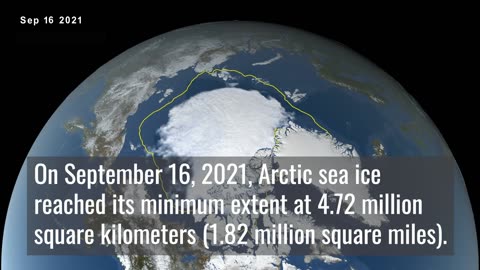 Arctic Sea Ice Reaches 2021 Minimum Extent,