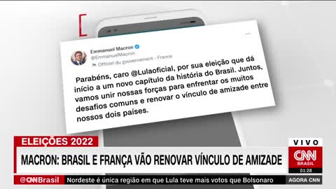 Líderes mundiais parabenizam Lula pela vitória no segundo turno | AGORA CNN