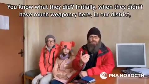 Fleeing Ukrainians testify that