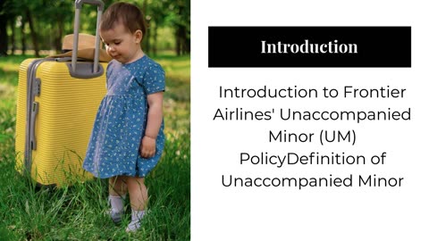 Frontier Airlines policy for unaccompanied minors | +1 (347) 695-1687