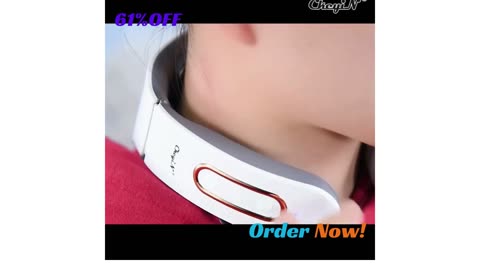 CkeyiN Smart Electric Back and Neck Massager Heating Relaxation 4D Pulse