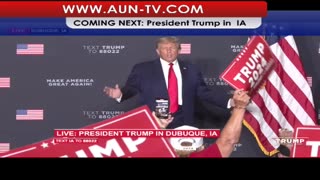 AUN TV PRESENTS: President Trump DESTROYS JOE O'BIDEN in Dubuque, IA...