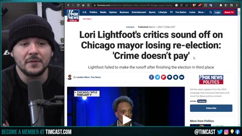CRACKPOT Mayor Lightfoot LOSES, CRIME Drove White Voters En Masse, Race Played Major Role In Results