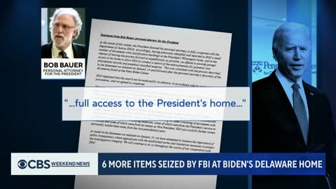 More documents recovered during FBI search of Biden residence
