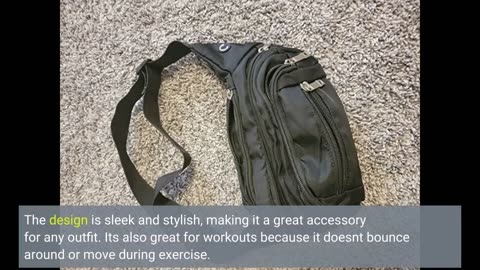 Buyer Comments: DAITET Crossbody Fanny Pack for Men&Women,Large Waist Bag & Hip Bum Bag with Ad...