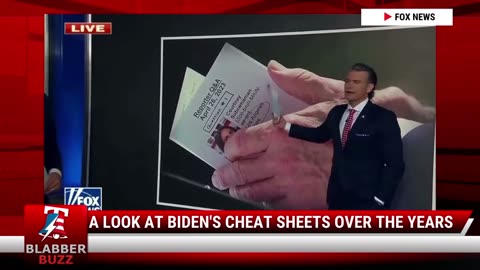 A Look At Biden's Cheat Sheets Over The Years