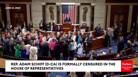 Adam Schiff Formally Censured By House, Then Democrats Yell At Speaker McCarthy