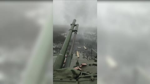 Ukrainian Troops Open Fire On Russian Positions With Captured Trophy BMP-3