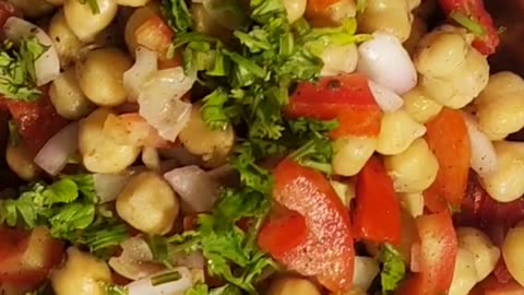 Chickpea Salad | Mona's Kitchen #shorts #shortsbeta #rumbleshorts #shortsvideo #short