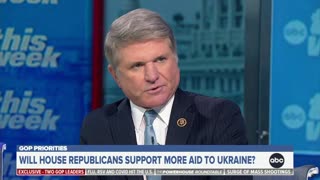 ‘Majorities on both sides of the aisle’ support continued Ukraine aid: Rep. McCaul