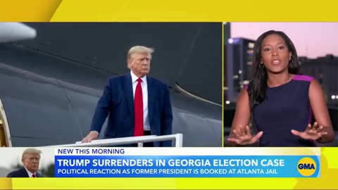 What,s next for trump after surrendering in Georgia election case.