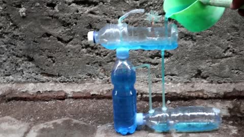 How to make a water fountain without electricity