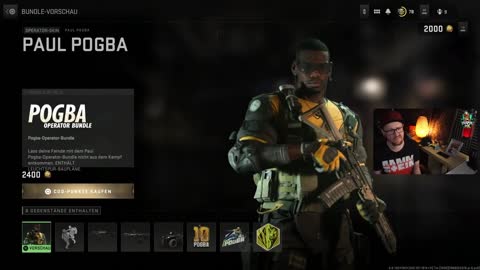 Pogba Operator Bundle alle Skins + Call of Duty Modern Warfare 2 Warzone 2