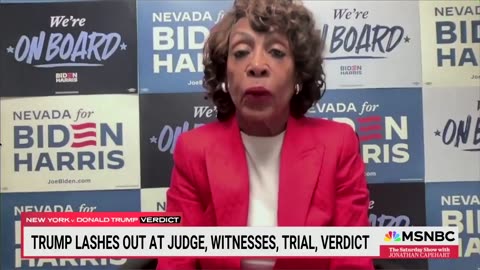 Maxine Waters actually said THIS