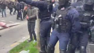 🇫🇷 France - They aren't Police (Police are meant to serve and protect) they're Macrons thugs!
