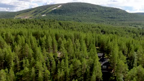 Summer in Kemijarvi Lapland Finland by air - Arctic Circle holidays - Lappi