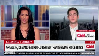 CNN host jokes Americans will have to eat smaller portions this Thanksgiving due to inflation
