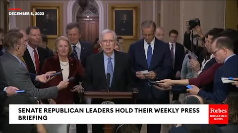 BREAKING NEWS- McConnell Demands 'No' Vote From GOP Senators On Supplemental To Get Border Changes