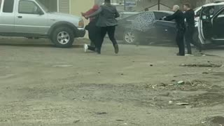 Guy Tries To Run From The Cops After Crashing