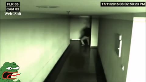 Shadow Creature Attacking a Man Caught on CCTV Camera