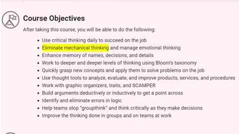 Critical Thinking (Course)