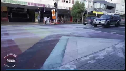 NZ Trans painted crosswalk painted over by local chruch group
