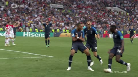 Francie vs Chorvatsko - finále MS 2018