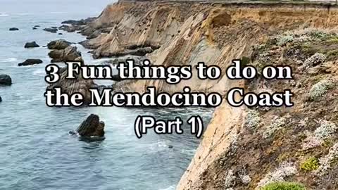 3 Fun things to do on the Mendocino Coast (Part 1)