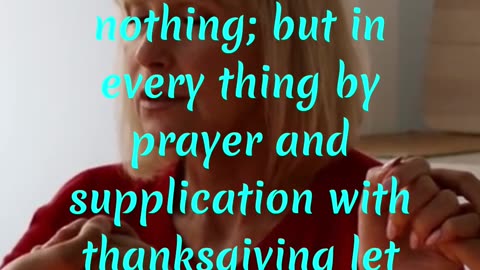 Be careful for nothing; but in every thing by prayer and supplication with thanksgiving... #shorts