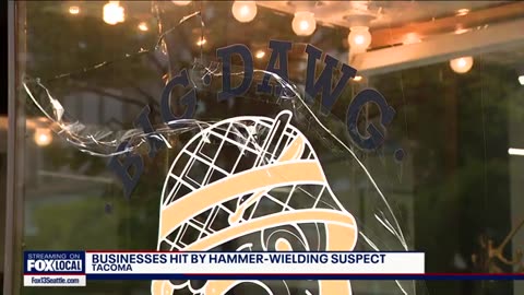 Woman with hammer vandalizes 16 businesses in downtown Tacoma Gutfeld Fox News