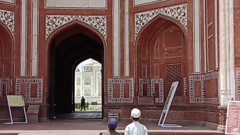 Kids going Taj Mahal for Friday namaj ❤️