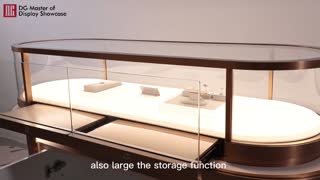 DG showcase custom luxury jewelry cabinet, watch display cabinet wholesaler