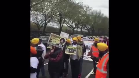Sikh terrorists INVADE Washington DC begging for Khalistan like beggars in 2016