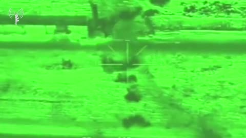 Purported footage of Israeli helicopter shooting festival attendees on Oct 7
