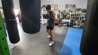 Punching bag training