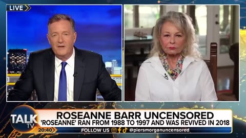 Piers Morgan and Roseanne Barr GREAT interview!