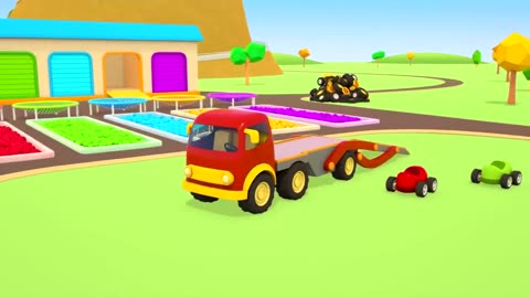 Full episodes of Helper Cars cartoons for kids. Racing cars for kids & Flying car. Trucks for kids.