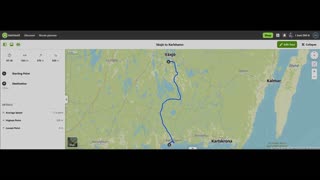 Riding the south east trail in Sweden, summer 2023