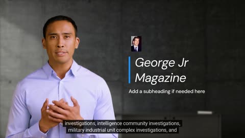 Introduction video "GEORGE JUNIOR MAGZINE"