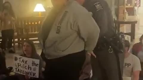 BREAKING: Activists are getting arrested after occupying the Capitol and demanding...