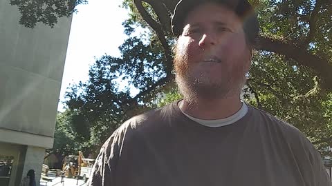 Street Preaching LSU Day 2: Luke 18 -- Pharisee vs Publican, Blind Man Crying Out to Jesus