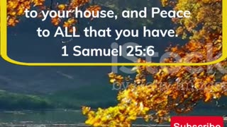 God's Promises 1 SAMUEL 25:6