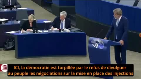 Parlement Européen, Bruxelles - l'opinion du représentant des Pays-Bas