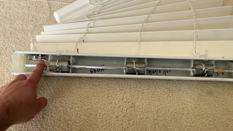 How to fix a broken blinds or stuck cord on horizontal blinds.