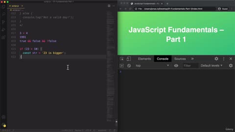 2 - JavaScript Fundamentals Part 1 / Statements and Expressions